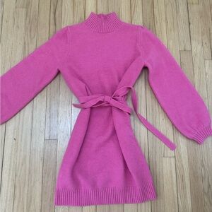 Lulu's Pink Long Sleeve Dress